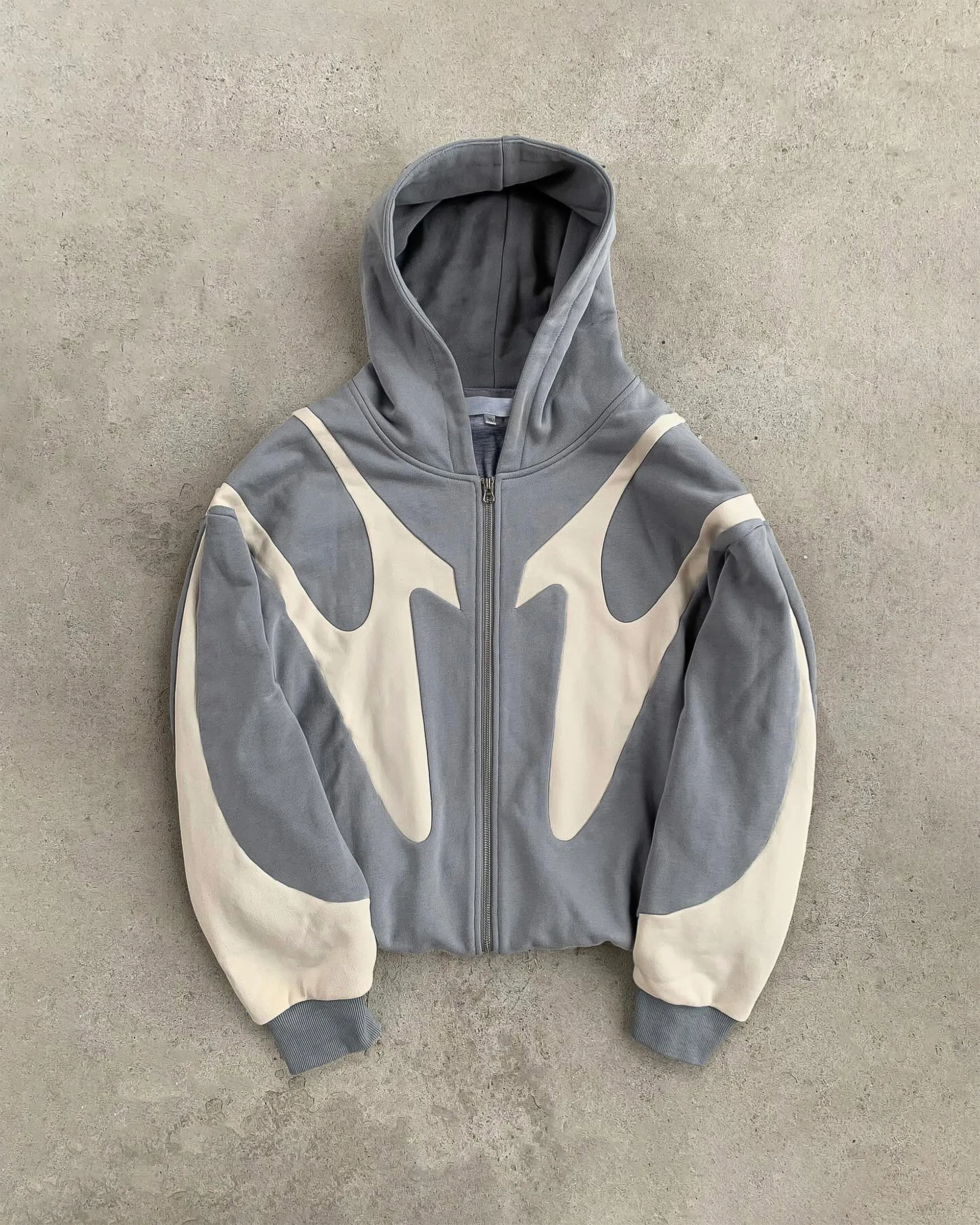 Fuse Hoodie - Grey/Light Cream