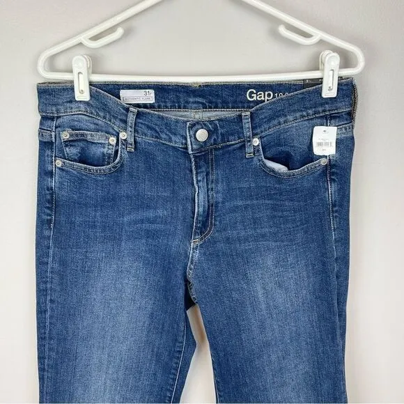 GAP Authentic Flare Mid Rise Stretch Jeans 31R NWT