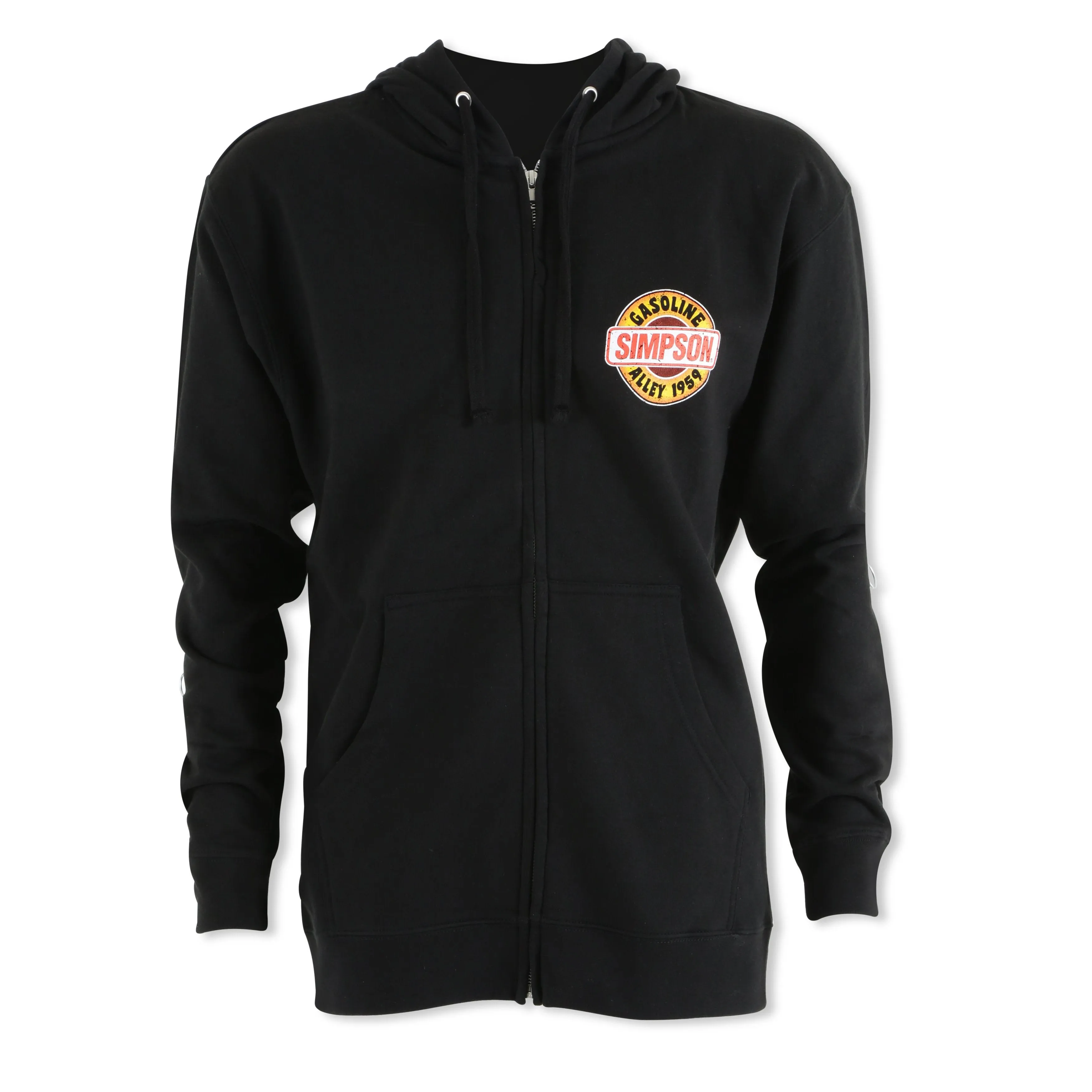 Gas Globe Hoodie LZip-up Hoodie Large