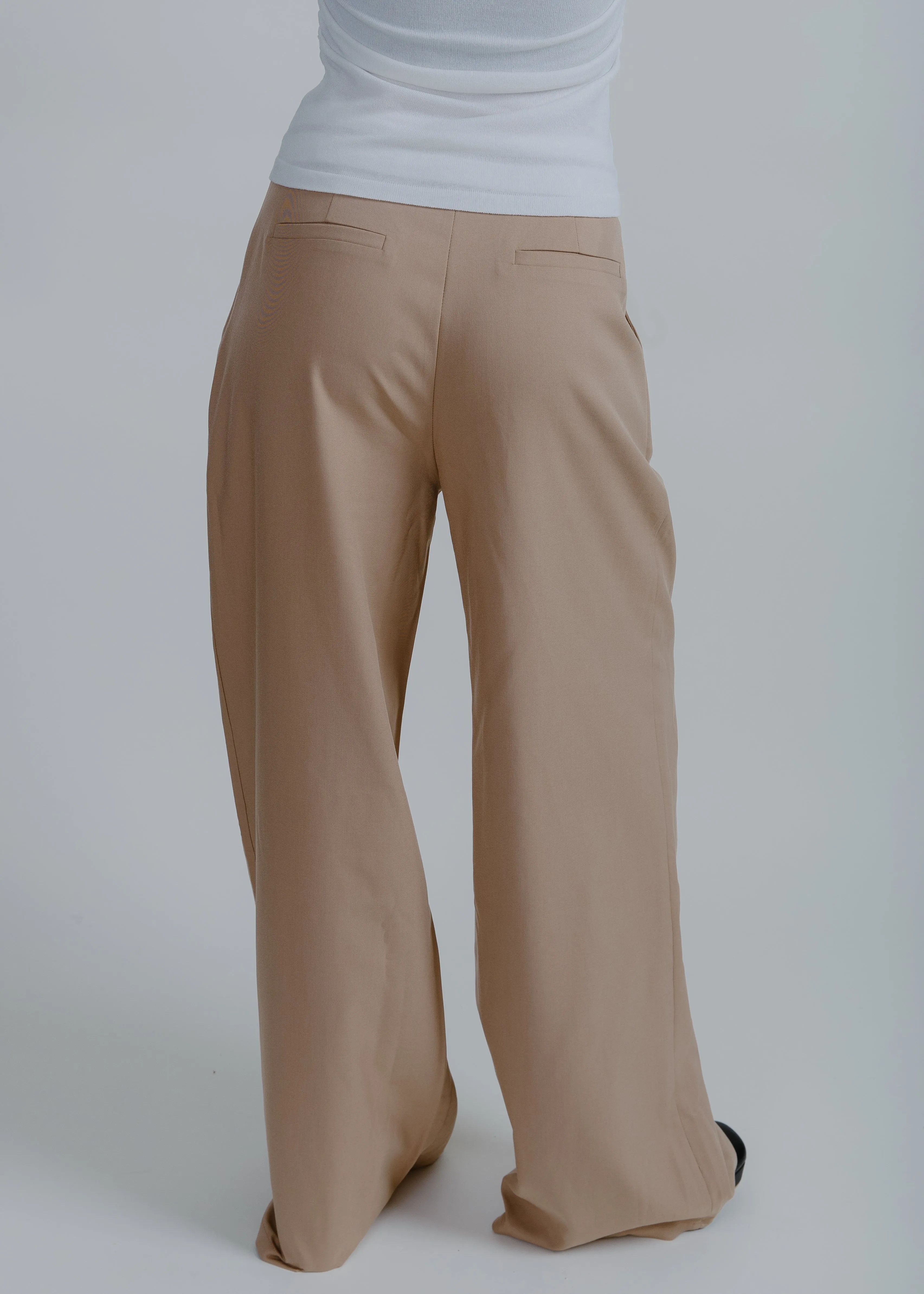 Gemma Trouser Pants - Beige
