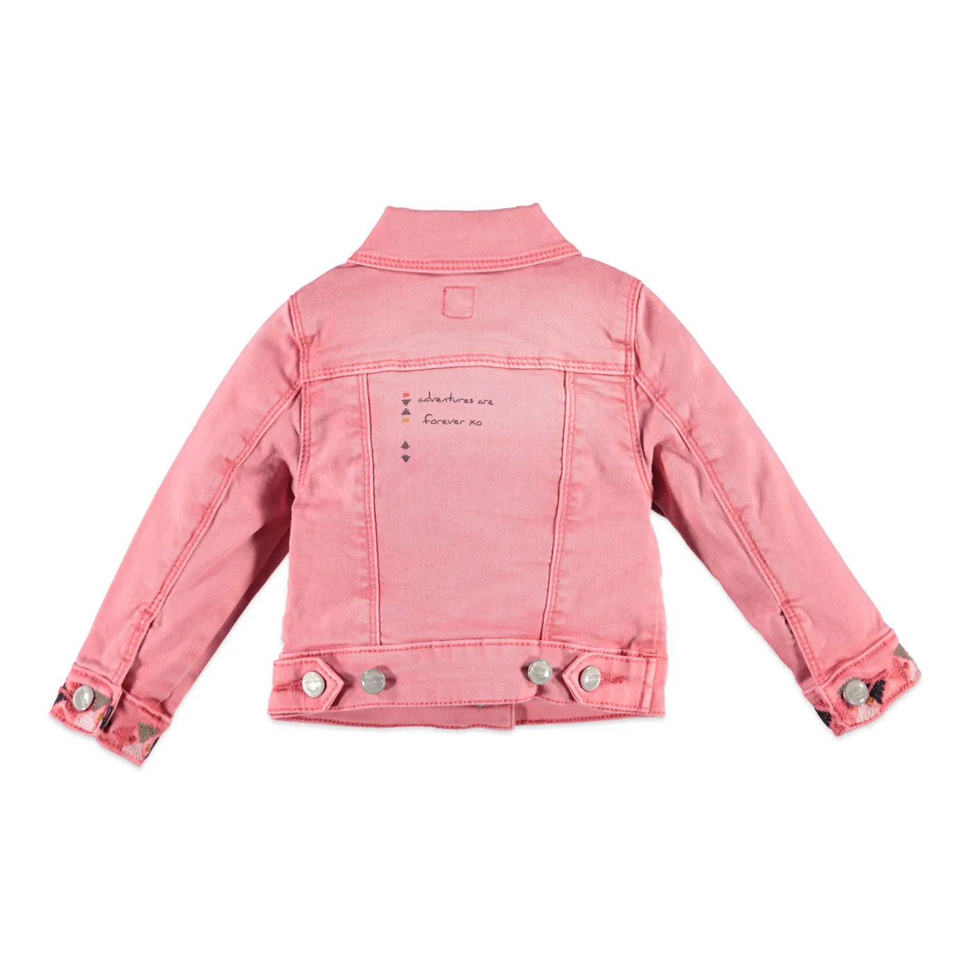 Girls Pink Denim Jacket