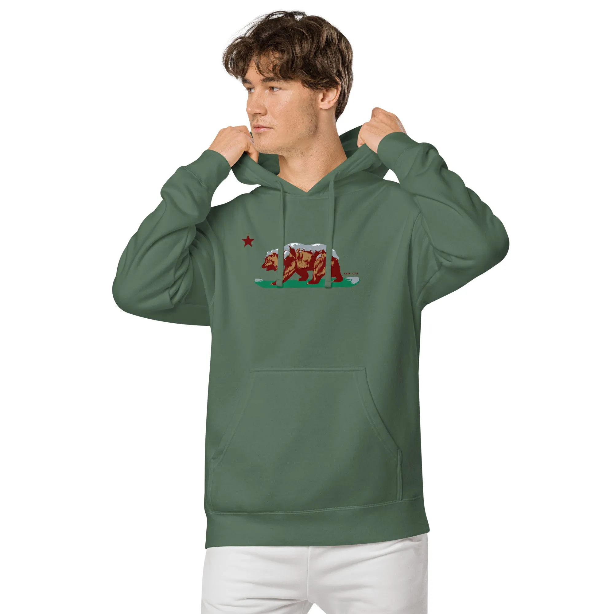 Goldy the Grizzly pigment-dyed hoodie