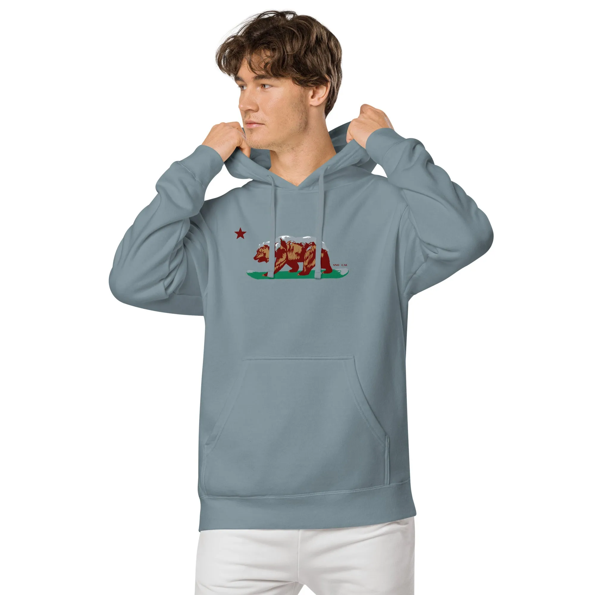 Goldy the Grizzly pigment-dyed hoodie