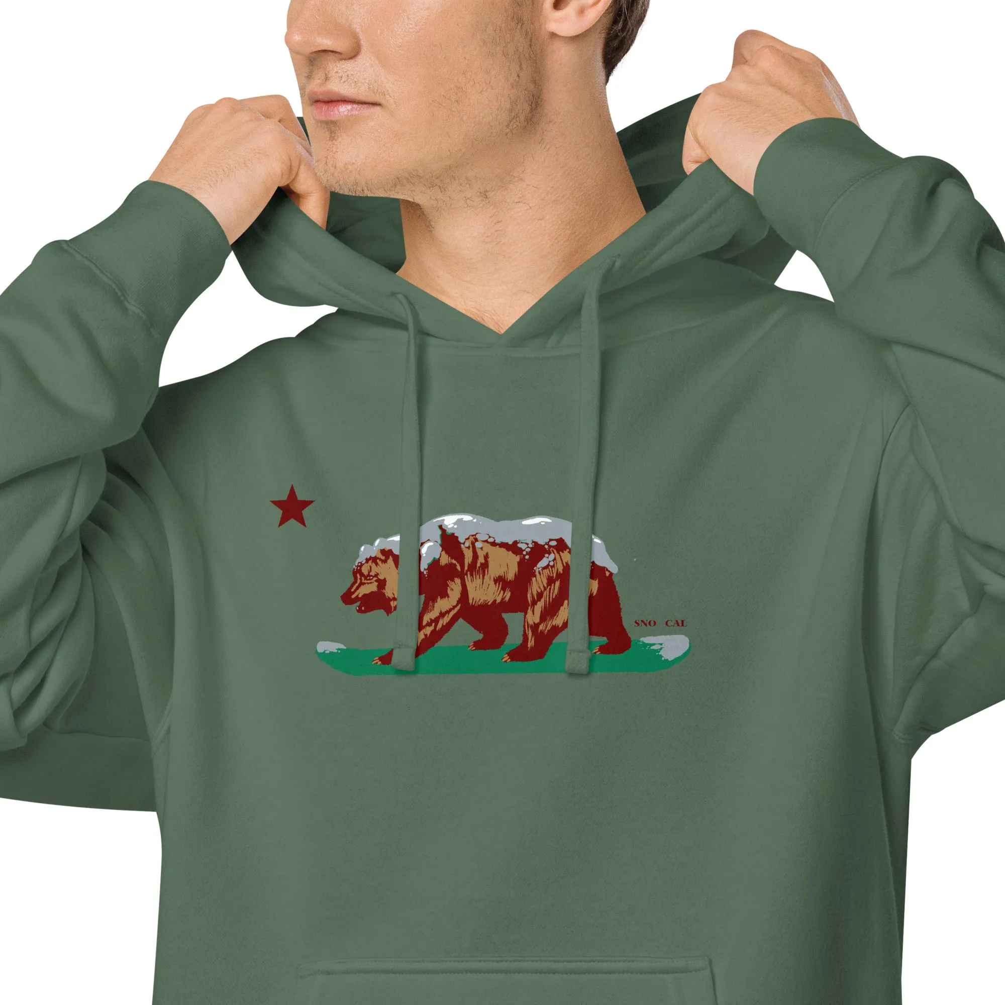 Goldy the Grizzly pigment-dyed hoodie