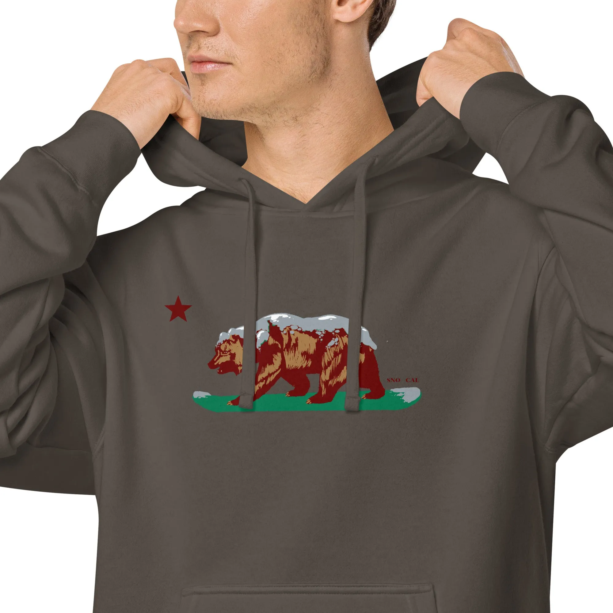 Goldy the Grizzly pigment-dyed hoodie