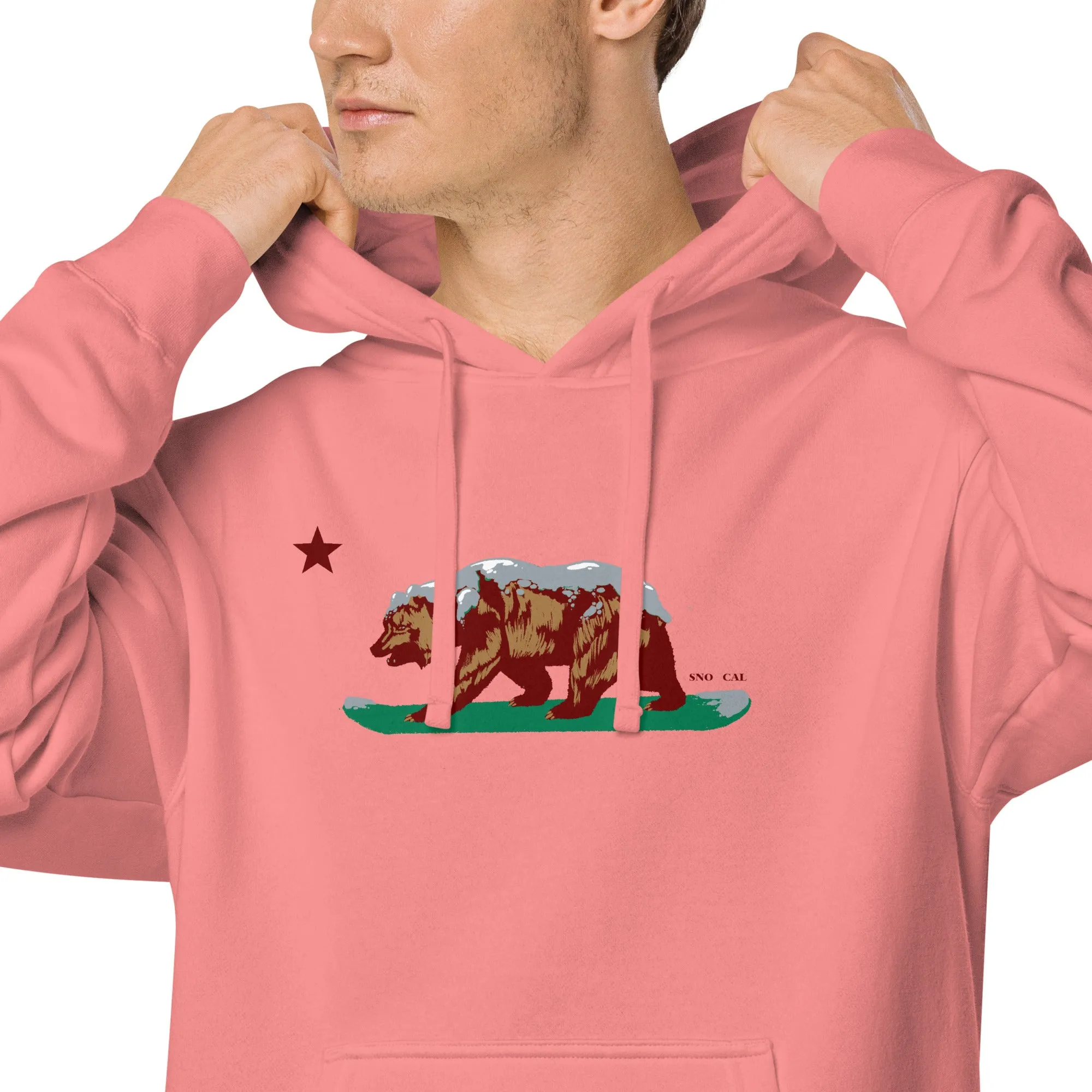 Goldy the Grizzly pigment-dyed hoodie