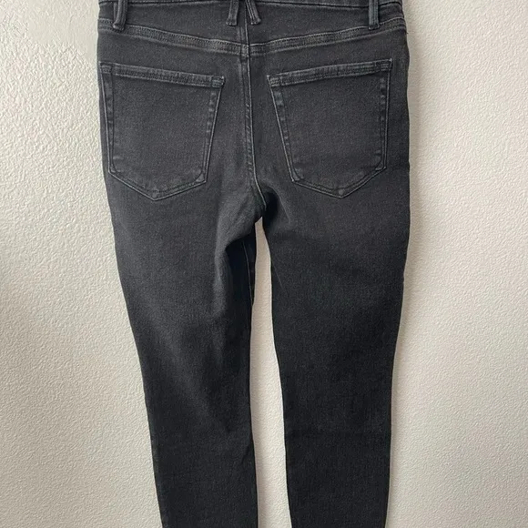 Good American Good Skinny Jeans High Rise Maternity  GPSK419TFM Black Sz 2/26