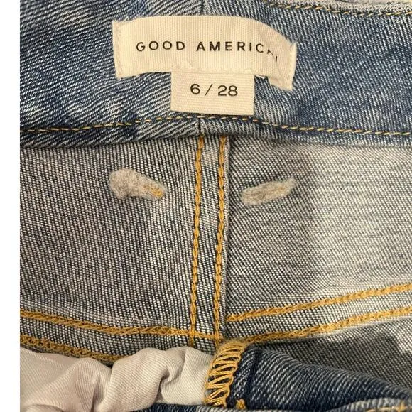 Good American Good Waist Crop Skinny Jeans