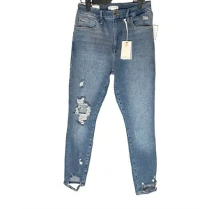 Good American Good Waist Crop Skinny Jeans