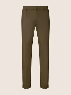 Gray – Stretch Cotton Cady Pants