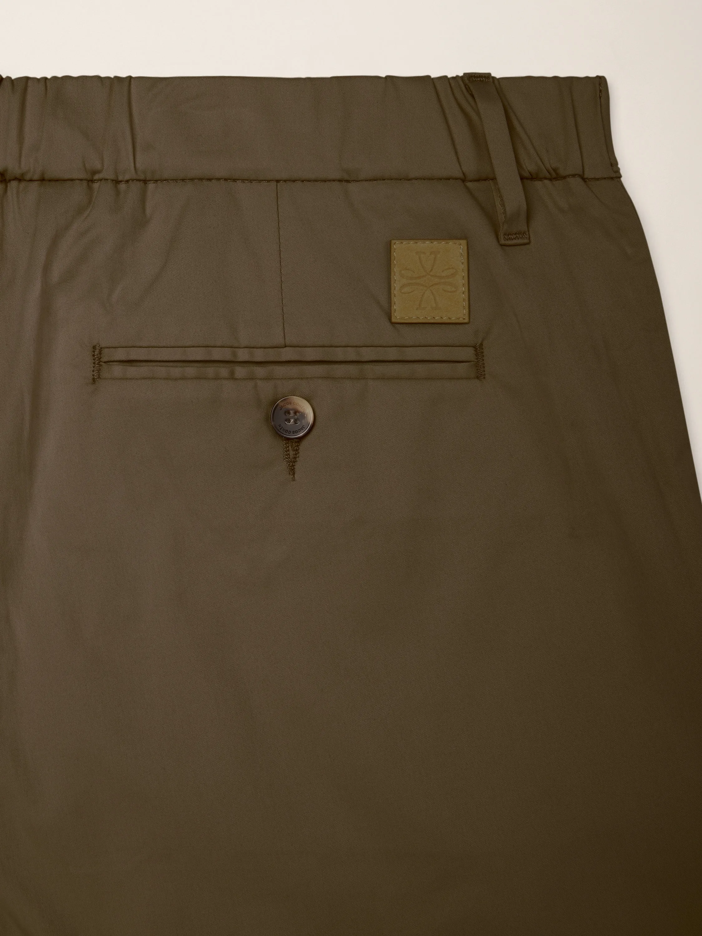 Gray – Stretch Cotton Cady Pants