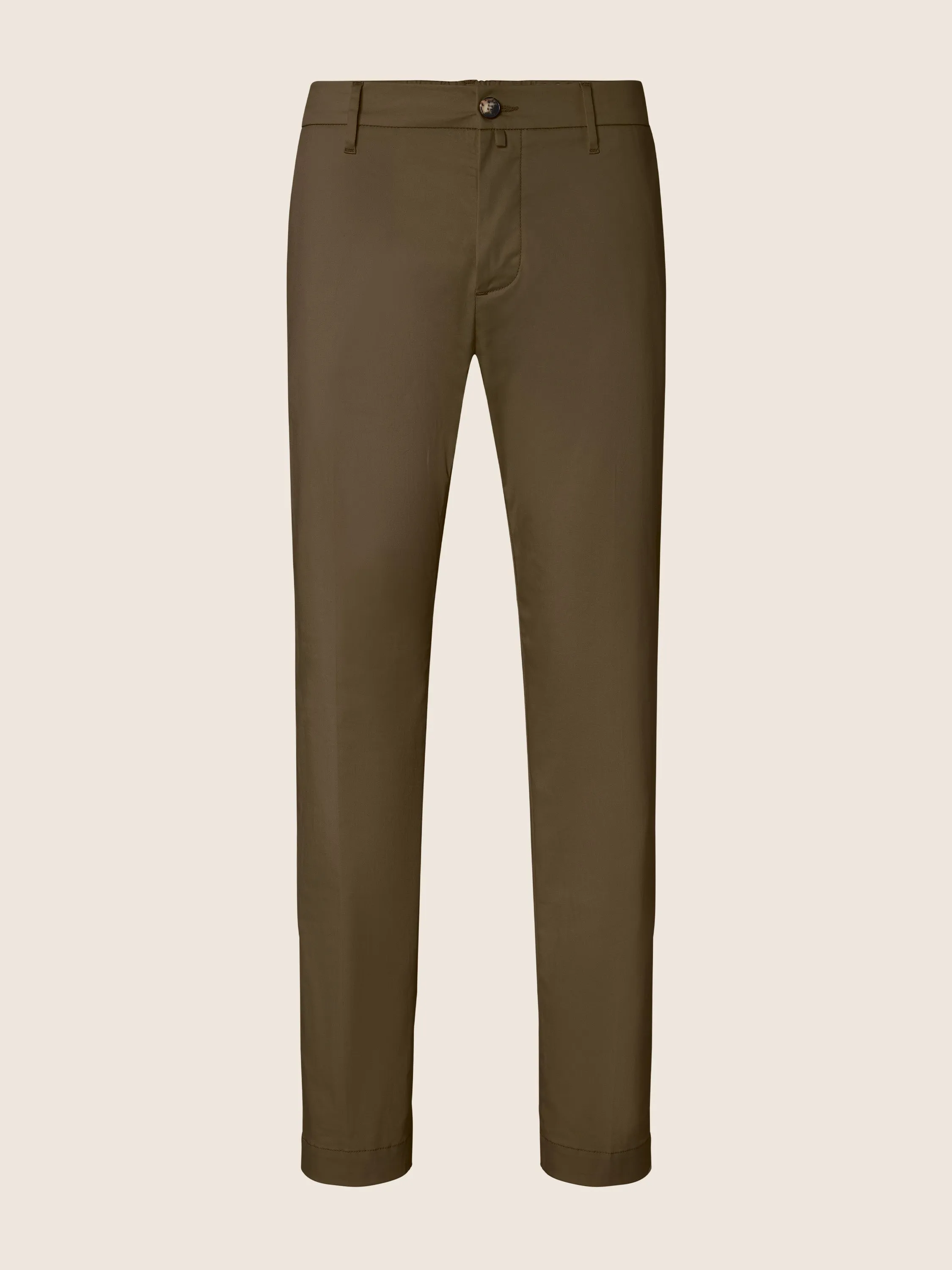 Gray – Stretch Cotton Cady Pants