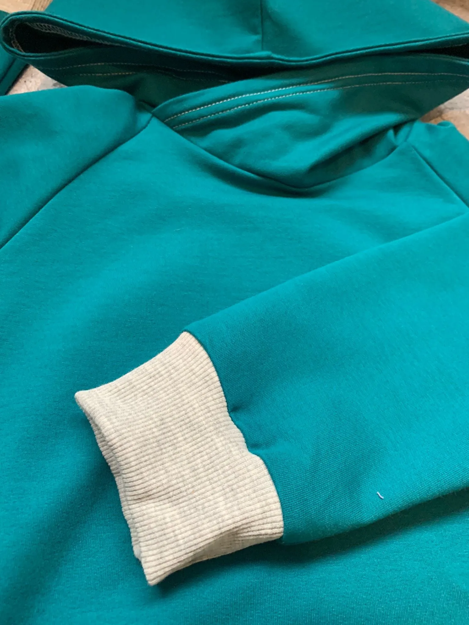 Green Dinosaur Hoodie - Age 8