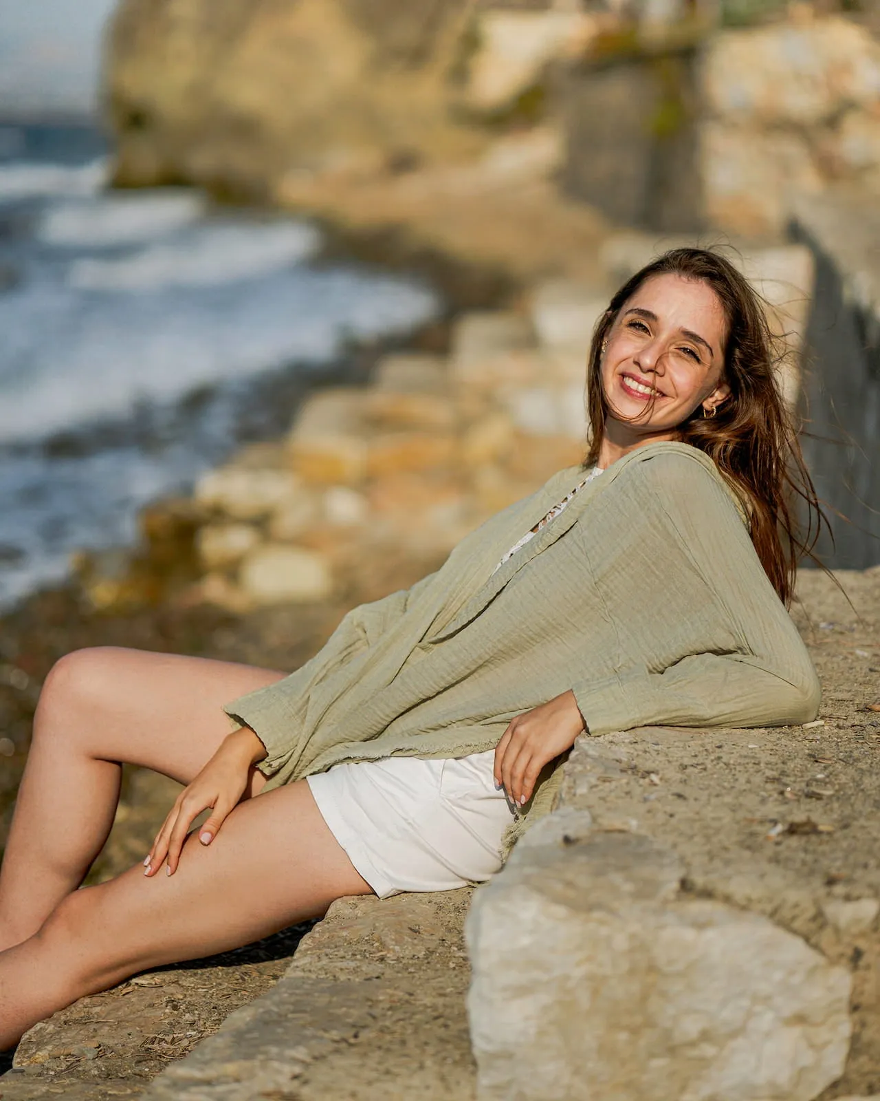 Green Kimono Hoodie