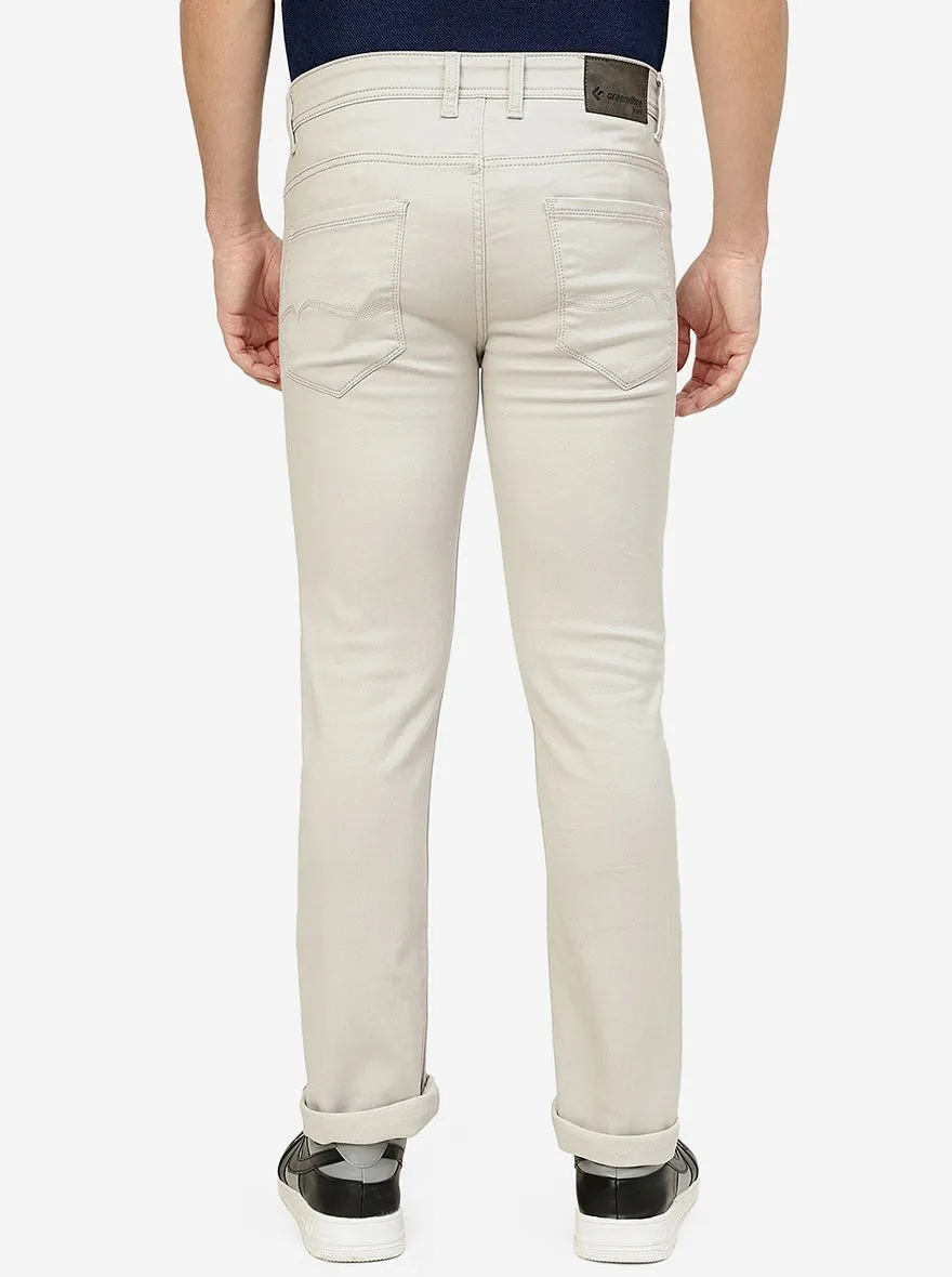 Grey Washed Narrow Fit Jeans | Greenfibre