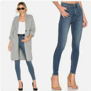 GRLFRND SKINNY HIGH WAISTED JEANS