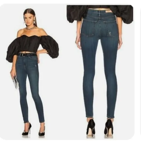 GRLFRND SKINNY HIGH WAISTED JEANS