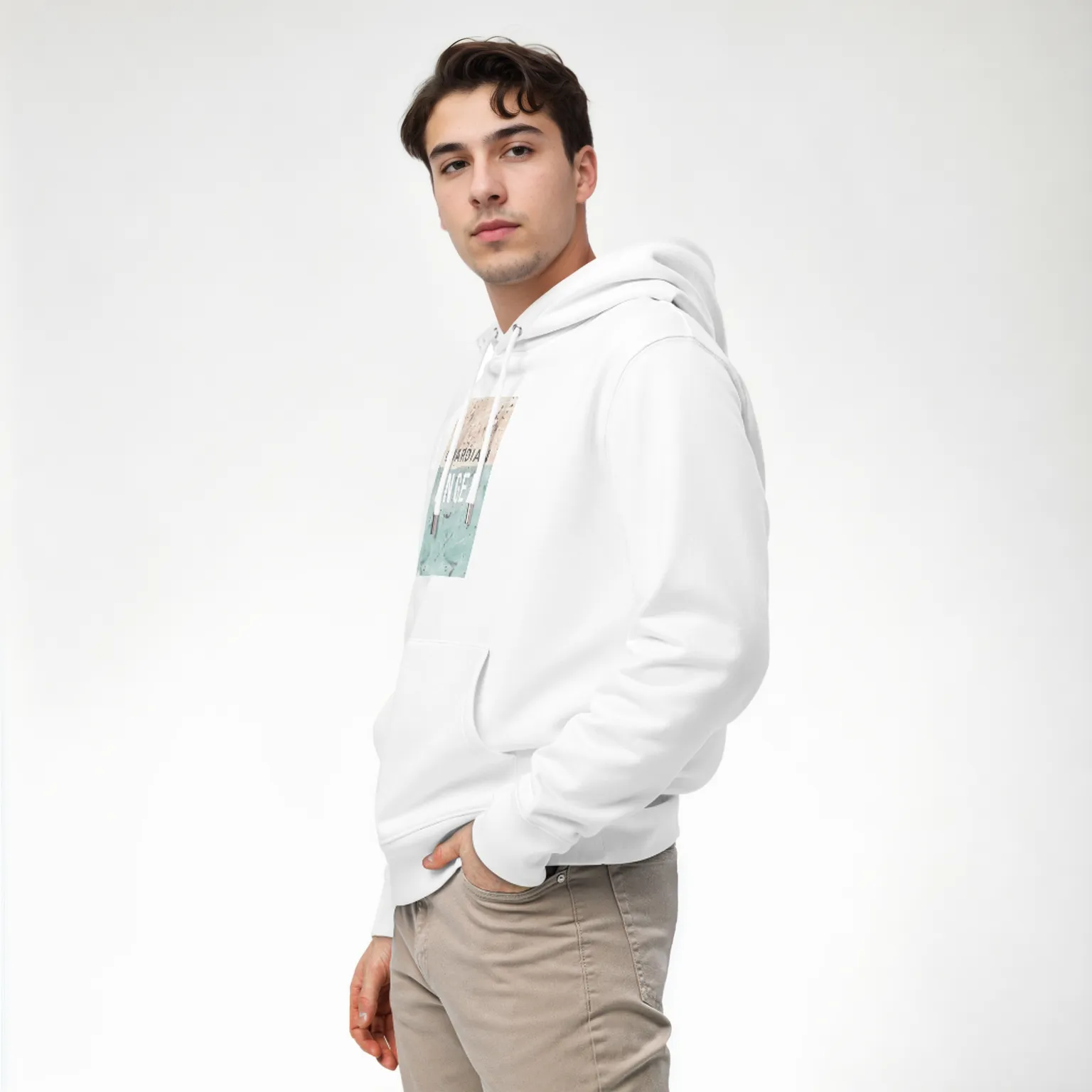 GUARDIAN ANGEL Men's Hoodie, Organic Cotton