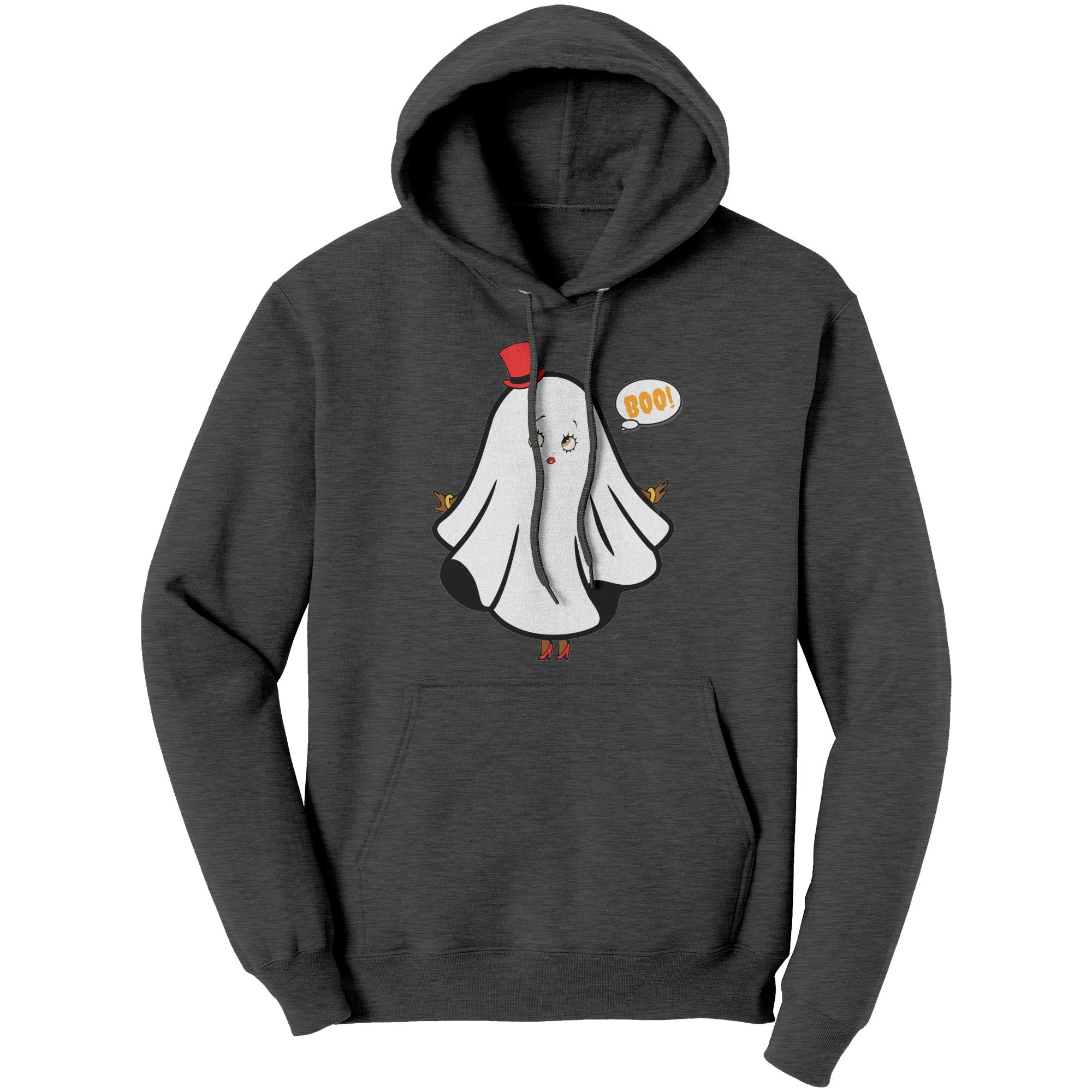 Halloween Ghost Womens Hoodie, Cute Ghost Hoodie, Funny Halloween Hoodie, Cute Fall Hoodie, Spooky Season Funny, Betty Boop Halloween Gift