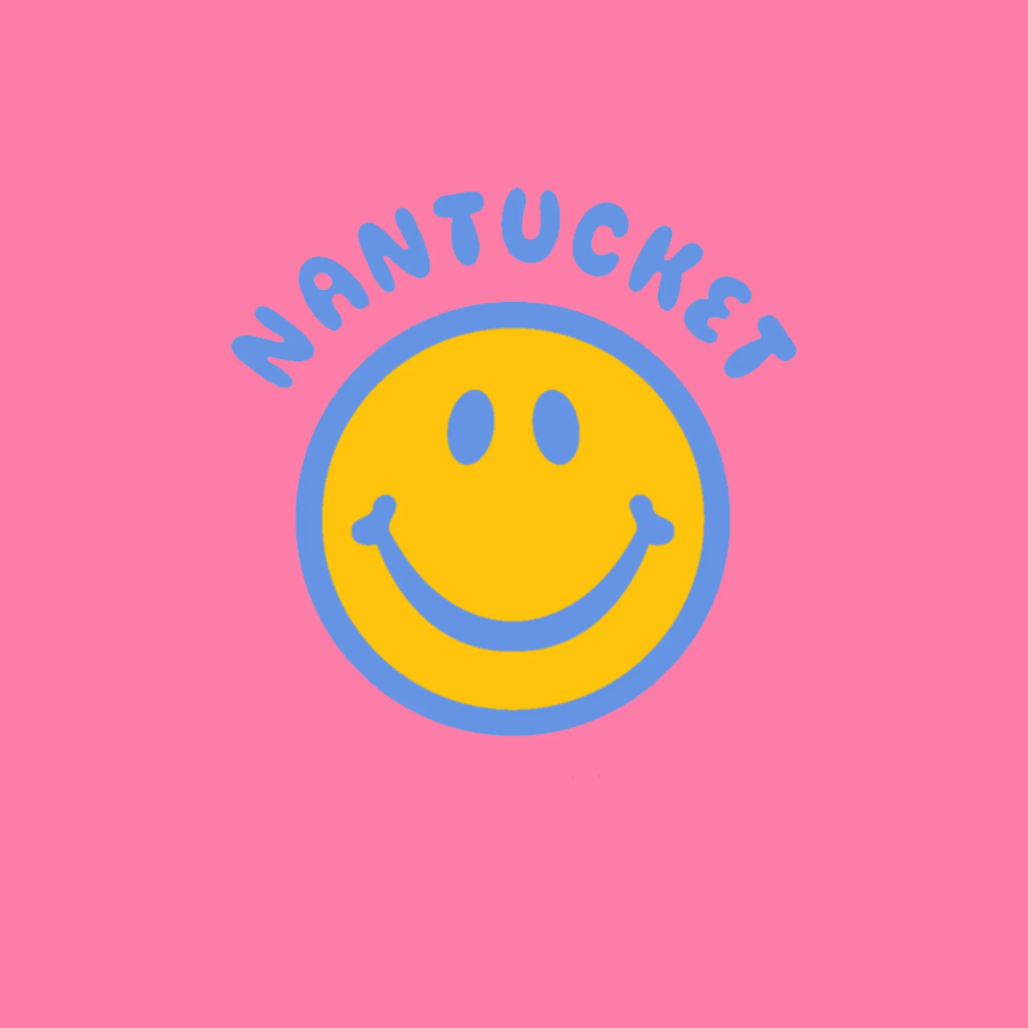 Happy Face Hooded Sweatshirt (Pink)