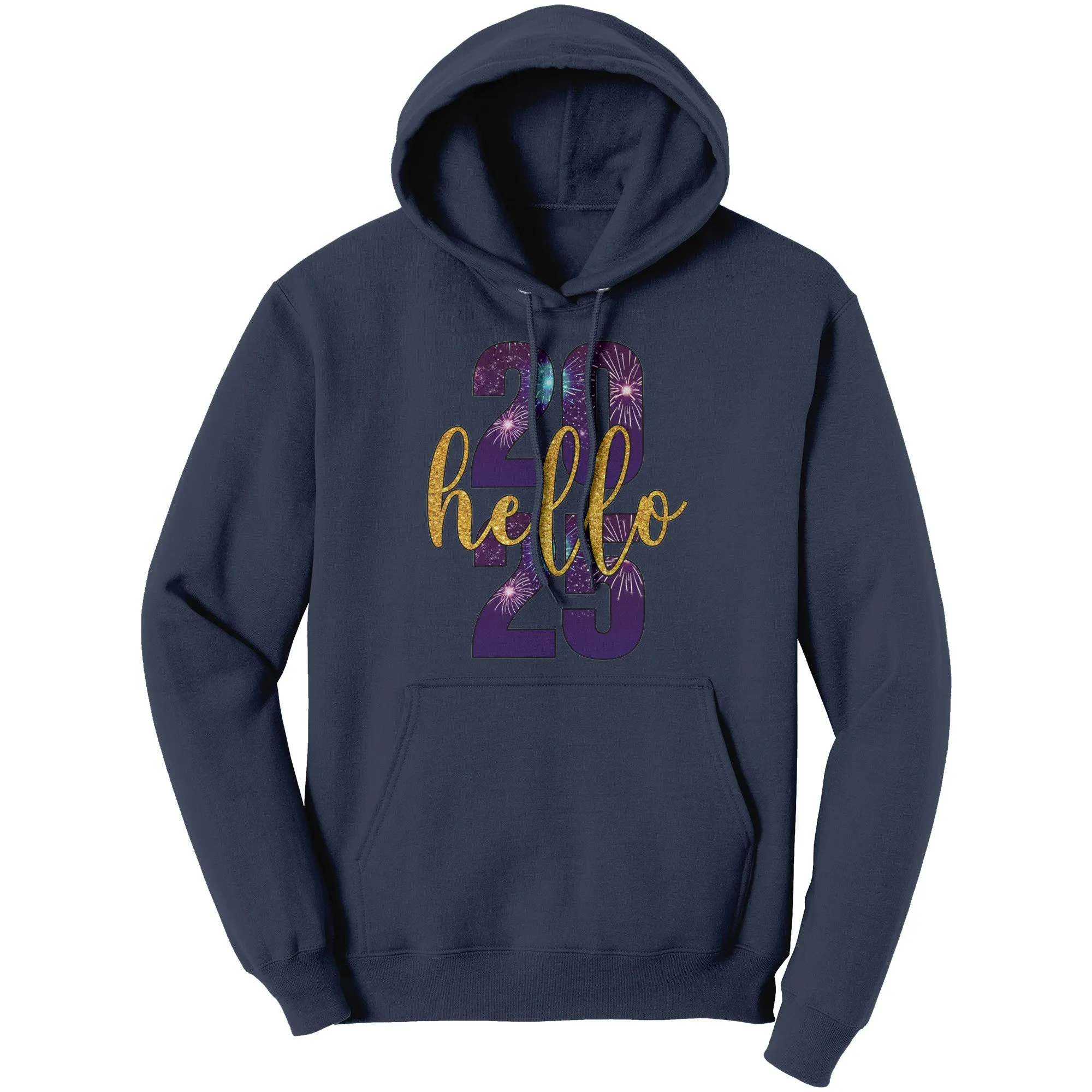 Happy New Year Hoodie, Hello 2025 Hoodie, New Year Hoodie, New Year 2025 Family Hoodie, Holiday Gift Christmas Hoodie Christmas Gift For Her