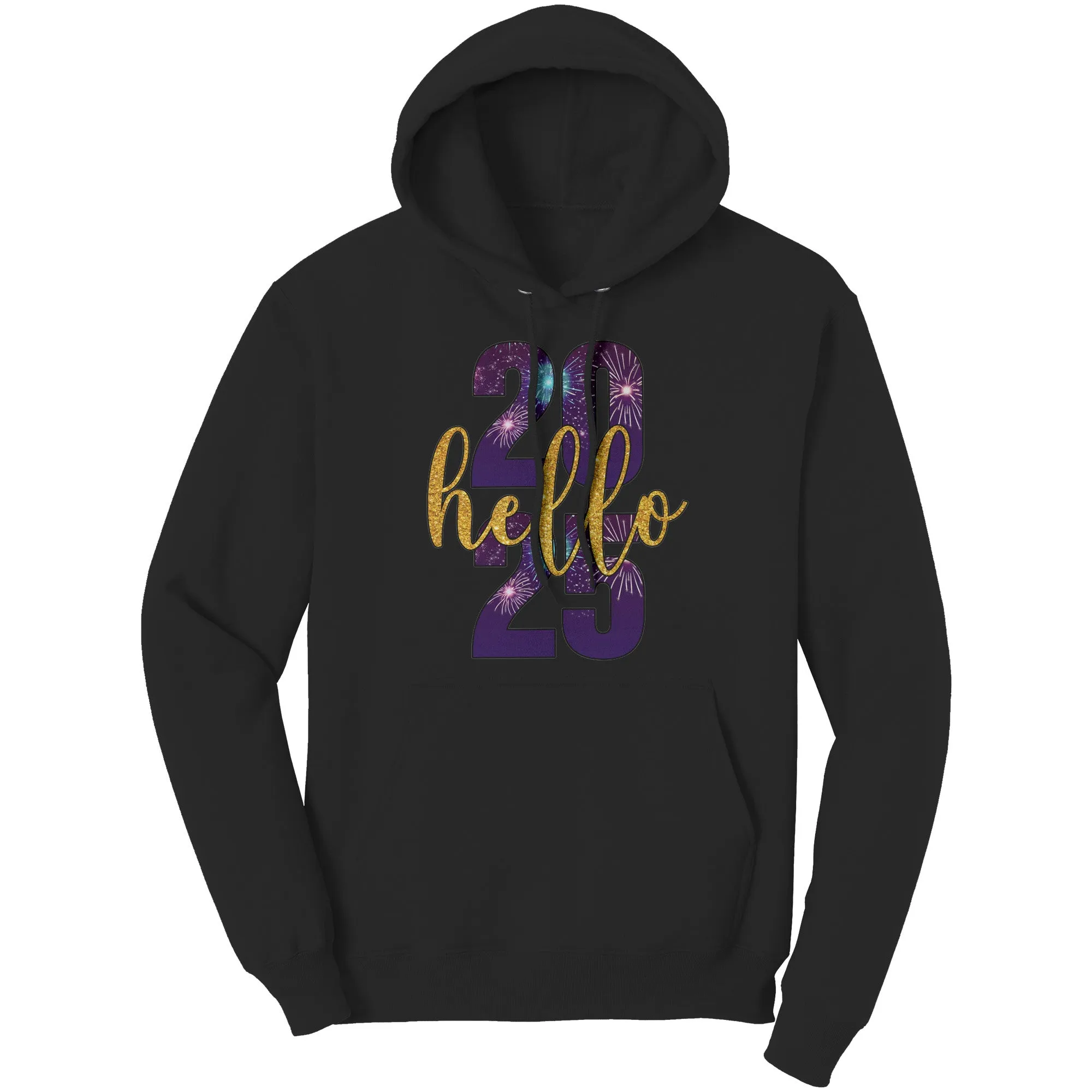 Happy New Year Hoodie, Hello 2025 Hoodie, New Year Hoodie, New Year 2025 Family Hoodie, Holiday Gift Christmas Hoodie Christmas Gift For Her