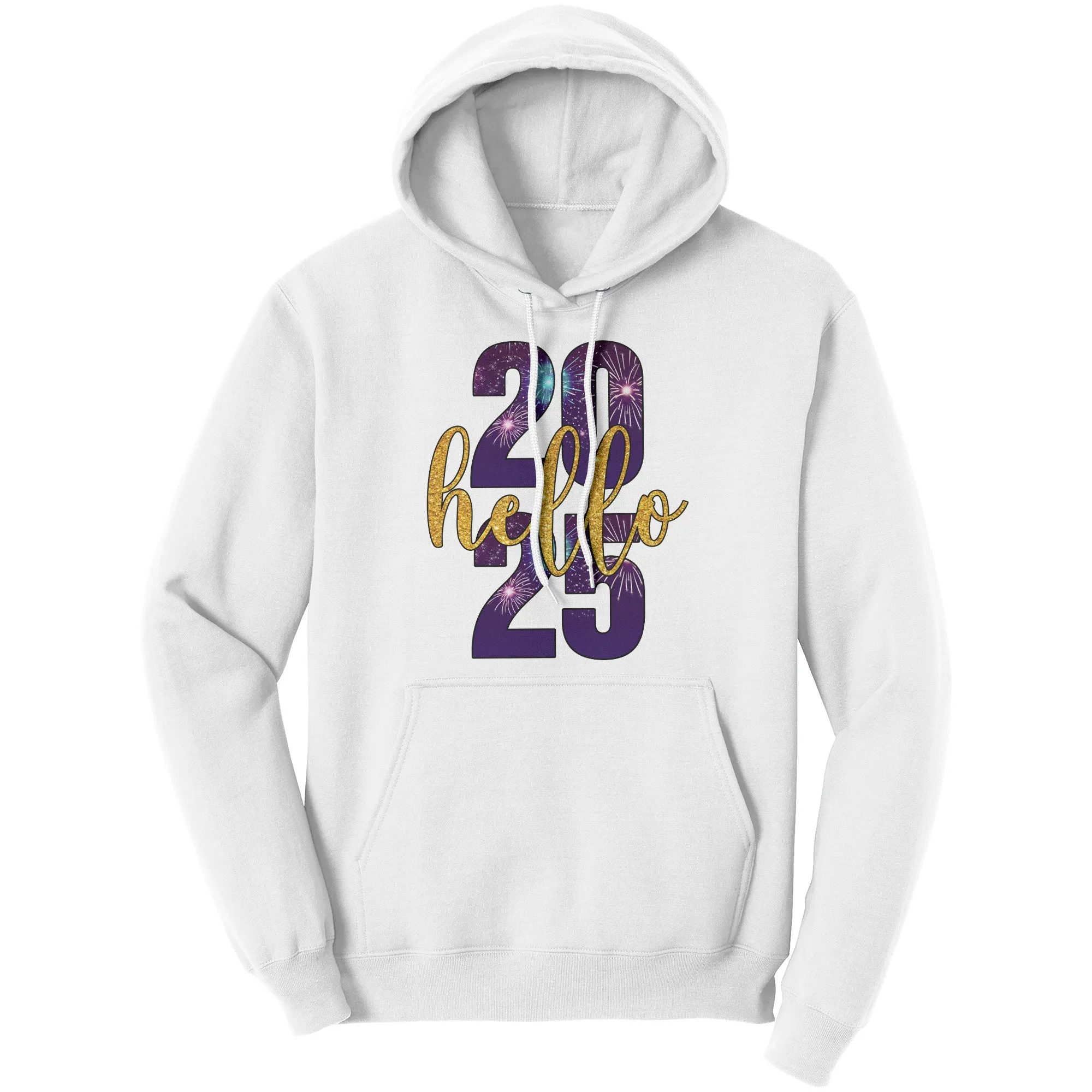 Happy New Year Hoodie, Hello 2025 Hoodie, New Year Hoodie, New Year 2025 Family Hoodie, Holiday Gift Christmas Hoodie Christmas Gift For Her