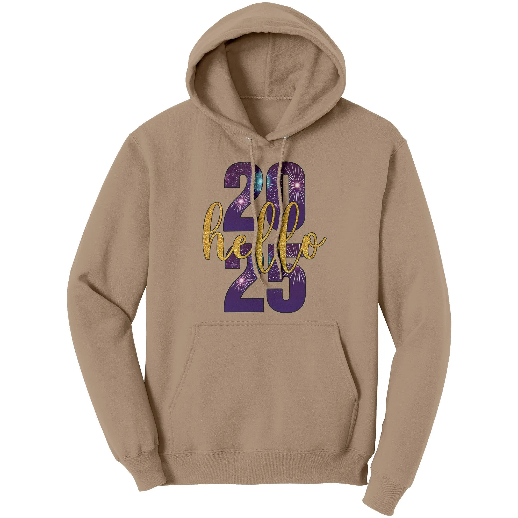 Happy New Year Hoodie, Hello 2025 Hoodie, New Year Hoodie, New Year 2025 Family Hoodie, Holiday Gift Christmas Hoodie Christmas Gift For Her