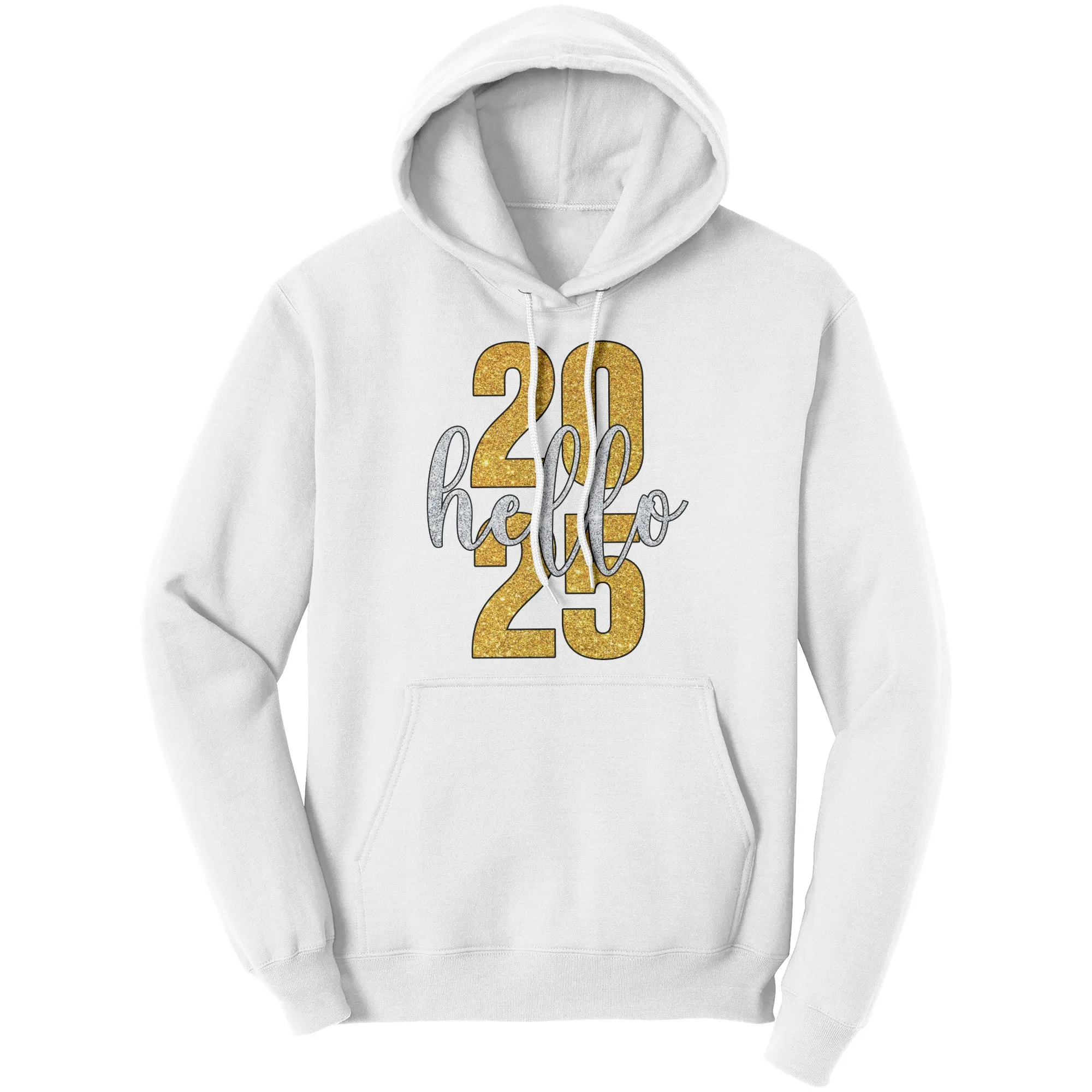 Hello 2025 Hoodie, New Year Hoodie, Happy New Year Hooded Sweatshirt, New Year 2025 Family Hoodie, Christmas Hoodie Christmas Gift For Her