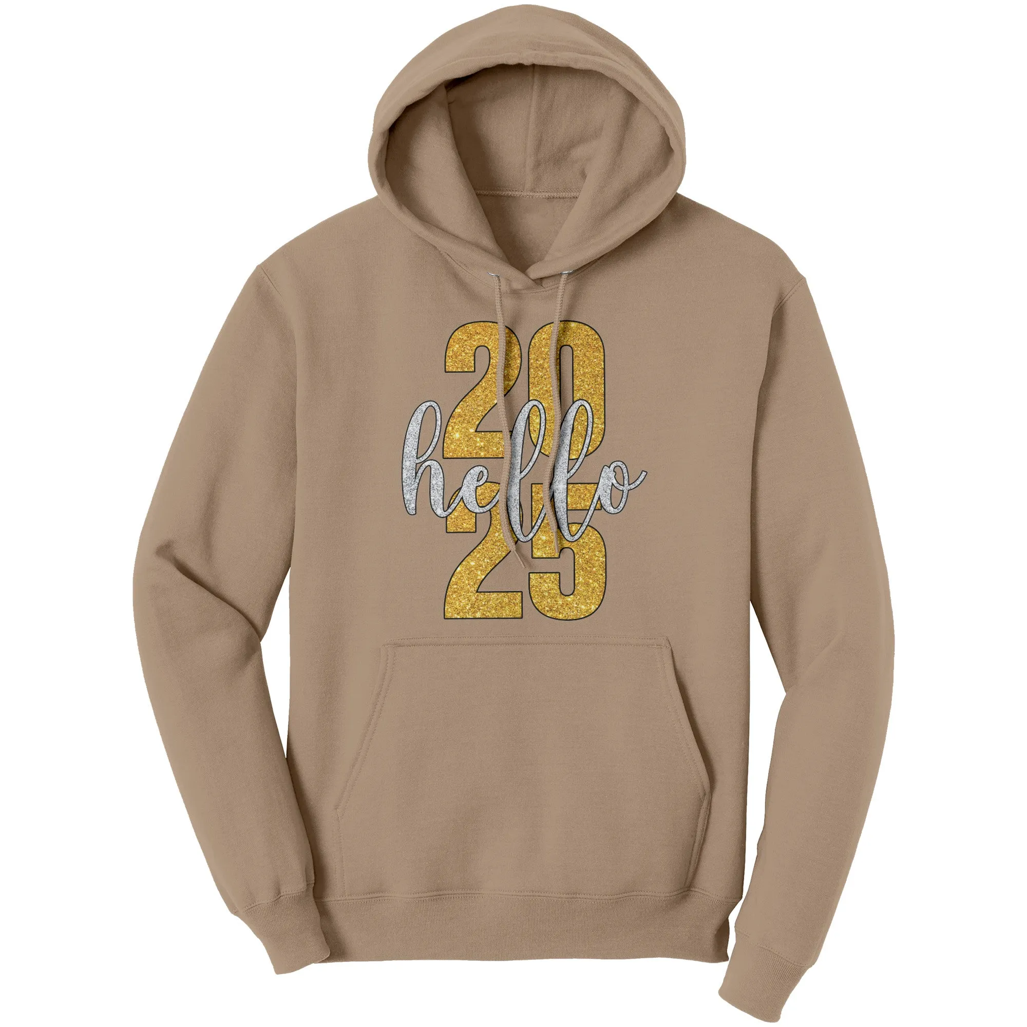 Hello 2025 Hoodie, New Year Hoodie, Happy New Year Hooded Sweatshirt, New Year 2025 Family Hoodie, Christmas Hoodie Christmas Gift For Her