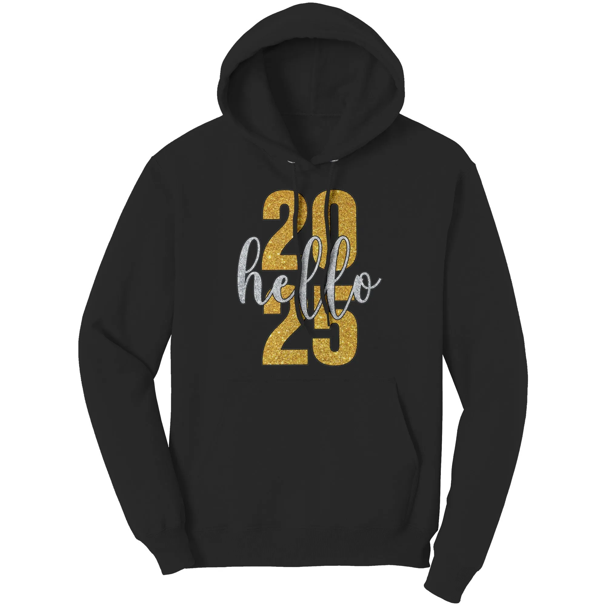 Hello 2025 Hoodie, New Year Hoodie, Happy New Year Hooded Sweatshirt, New Year 2025 Family Hoodie, Christmas Hoodie Christmas Gift For Her