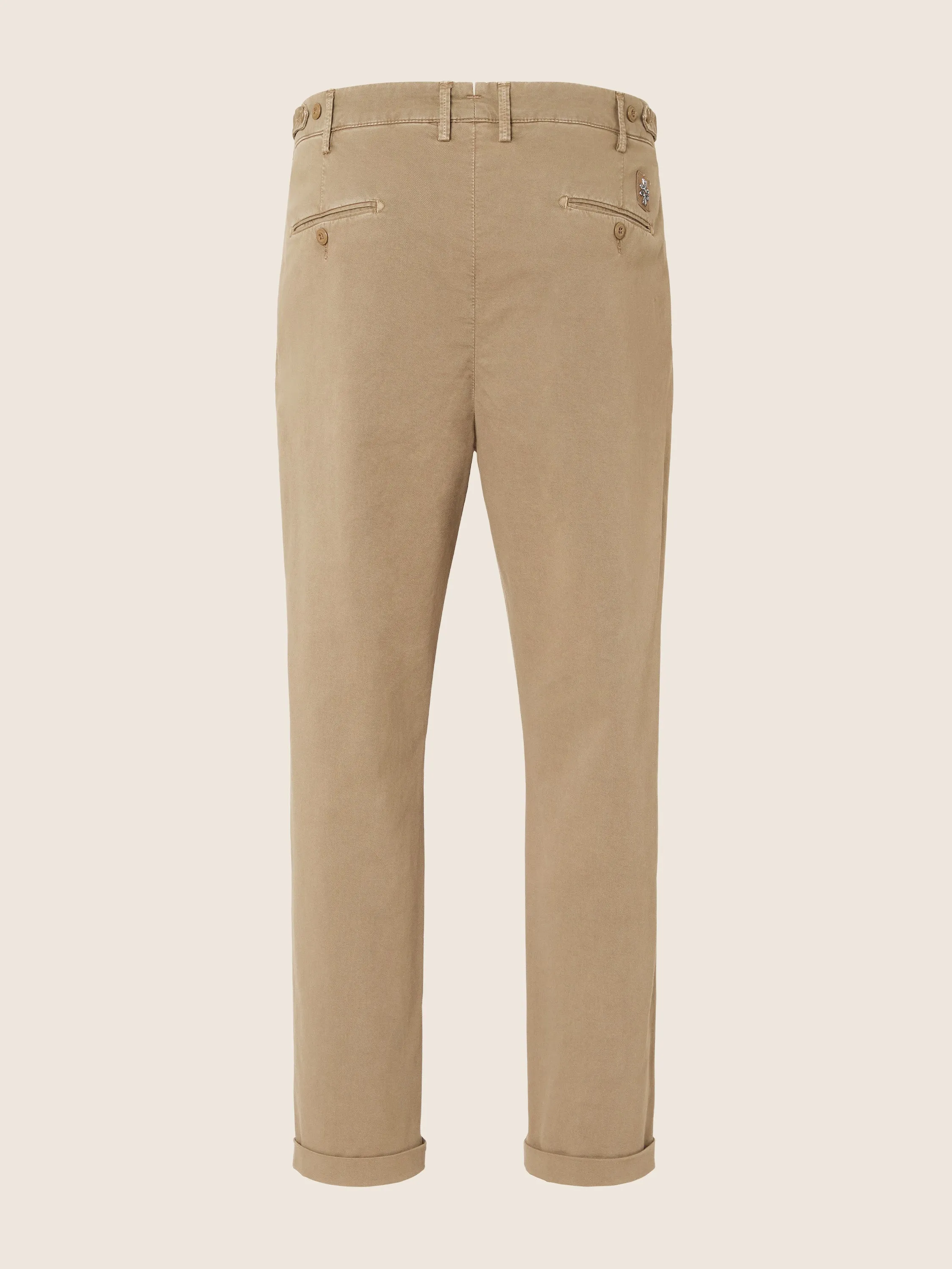 Henry - Pants in Stretch Cotton and Lyocell Gabardine