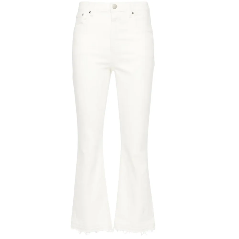Hi Sun Mid Rise Skinny Jeans in Ivory