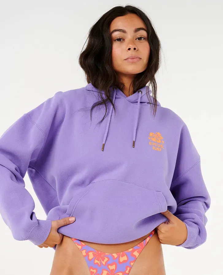 Hibiscus Heritage Hood - Purple