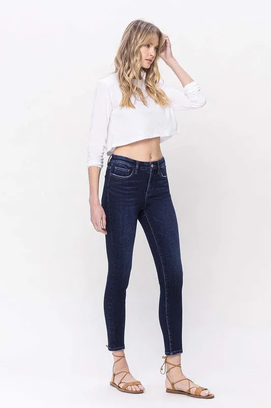 High Rise Ankle Skinny Jeans from Vervet