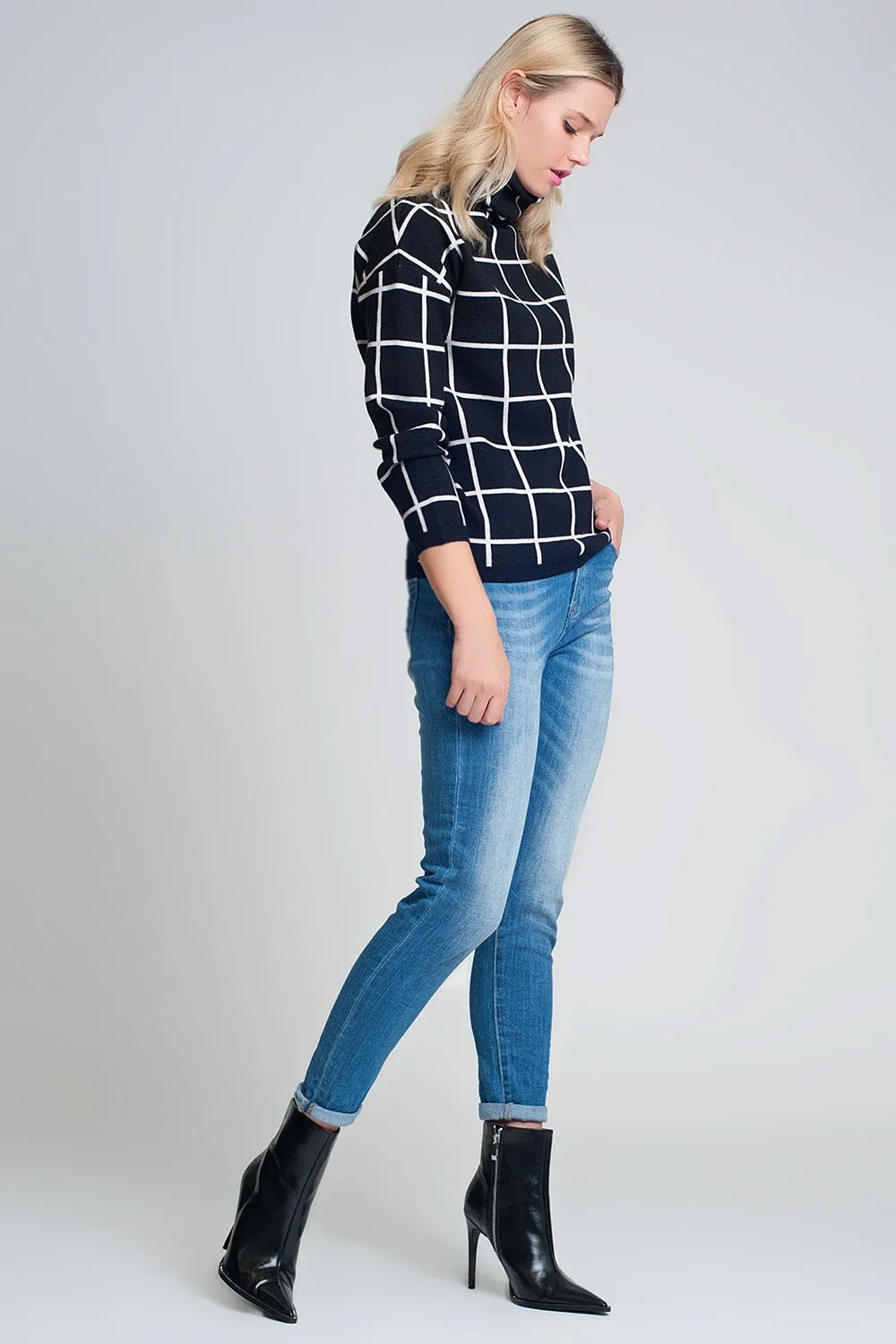 High rise farleigh slim mom jeans in lightwash