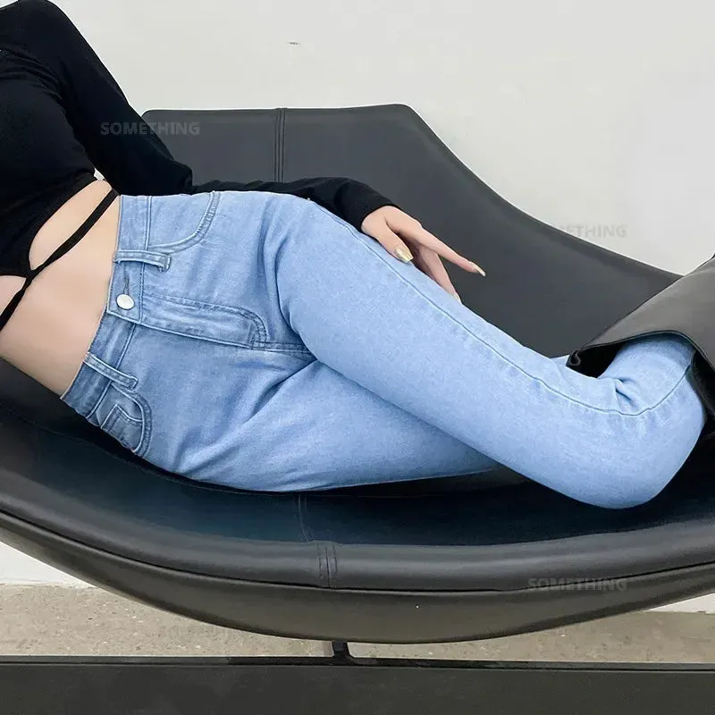 High Waist Skinny Jeans: Women's Vintage Style