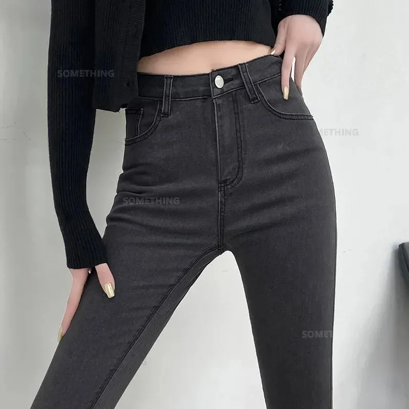 High Waist Skinny Jeans: Women's Vintage Style