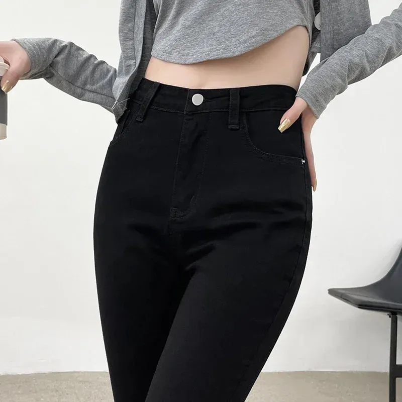 High Waist Skinny Jeans: Women's Vintage Style