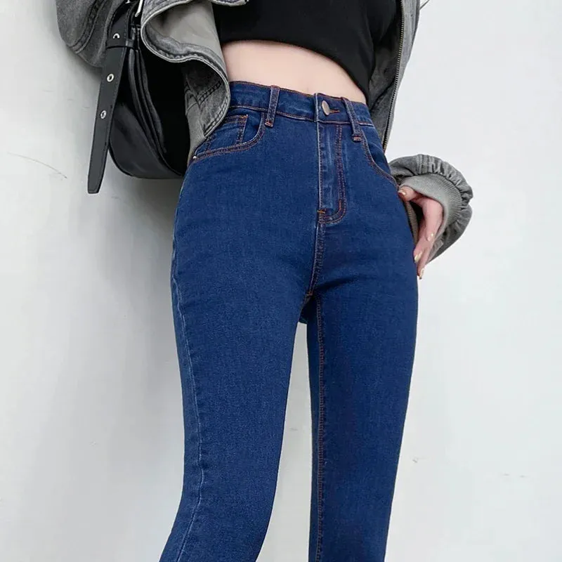 High Waist Skinny Jeans: Women's Vintage Style