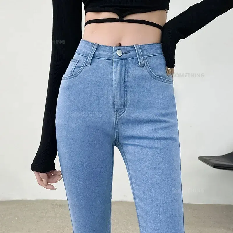High Waist Skinny Jeans: Women's Vintage Style