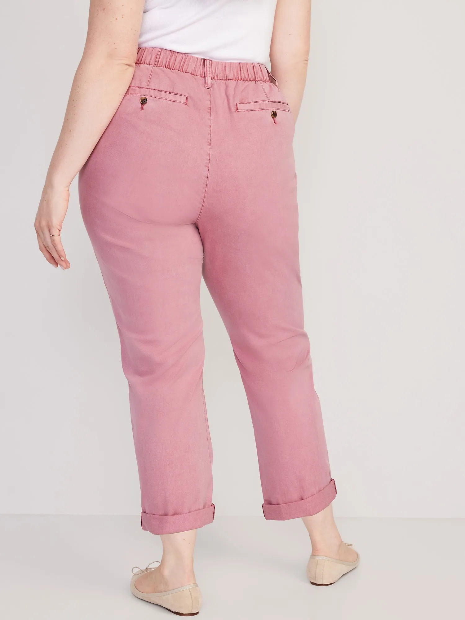 High-Waisted OGC Chino Pants for Women