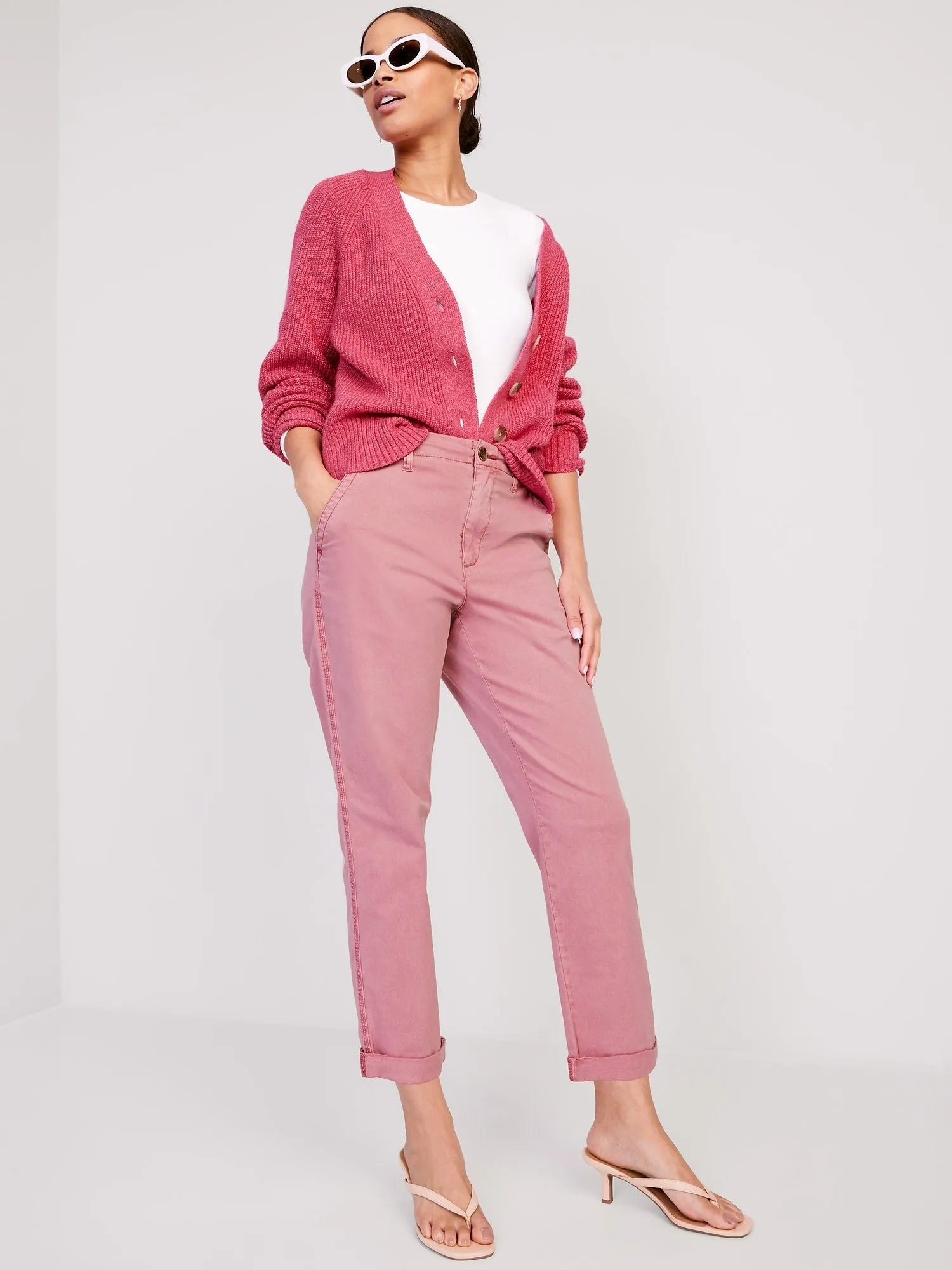 High-Waisted OGC Chino Pants for Women