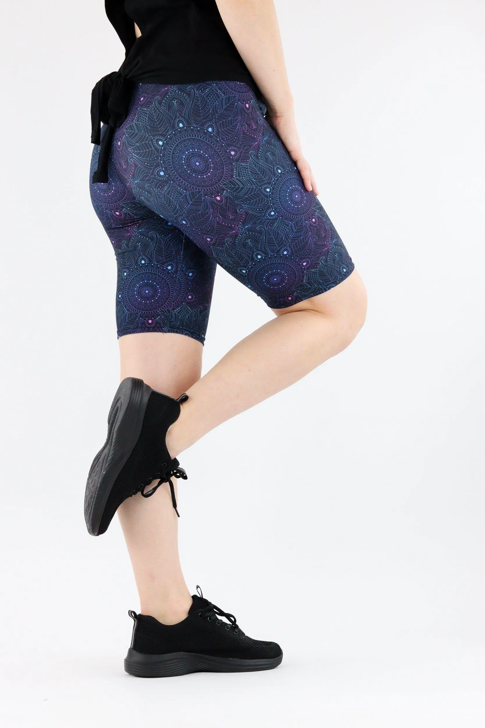 Holographic Mandala - Casual Long Shorts