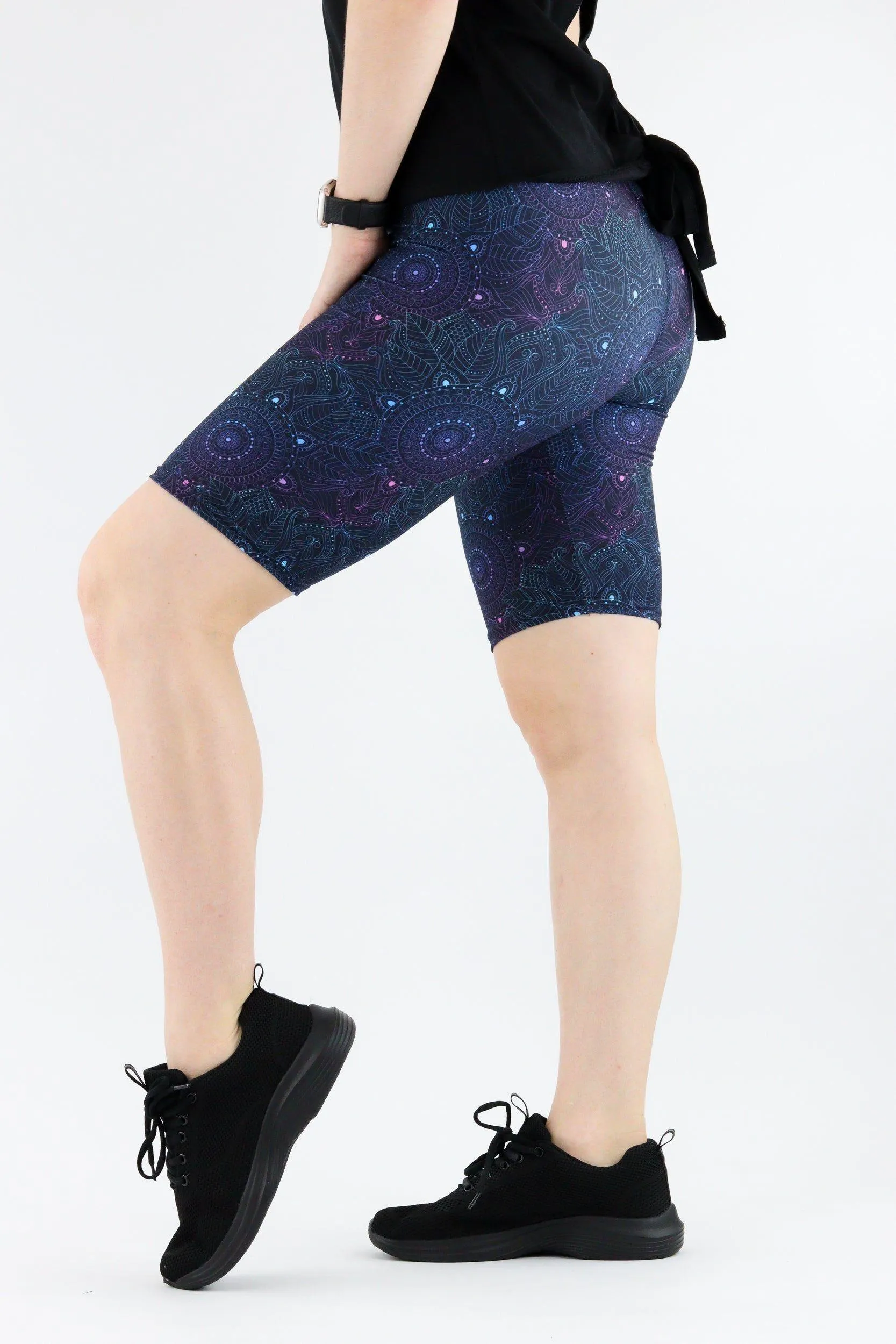 Holographic Mandala - Casual Long Shorts
