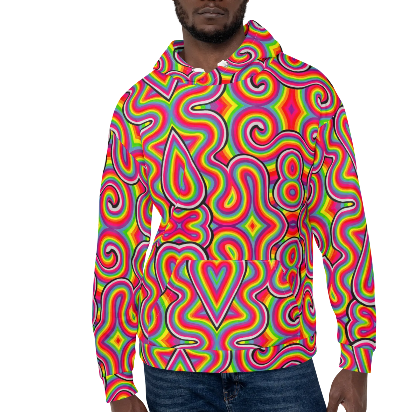 Hooded Sweatshirt- "Dopamine" Design