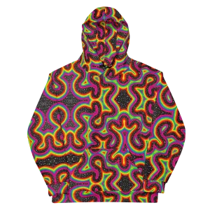 Hooded Sweatshirt- "Rainbow Rovd" Design