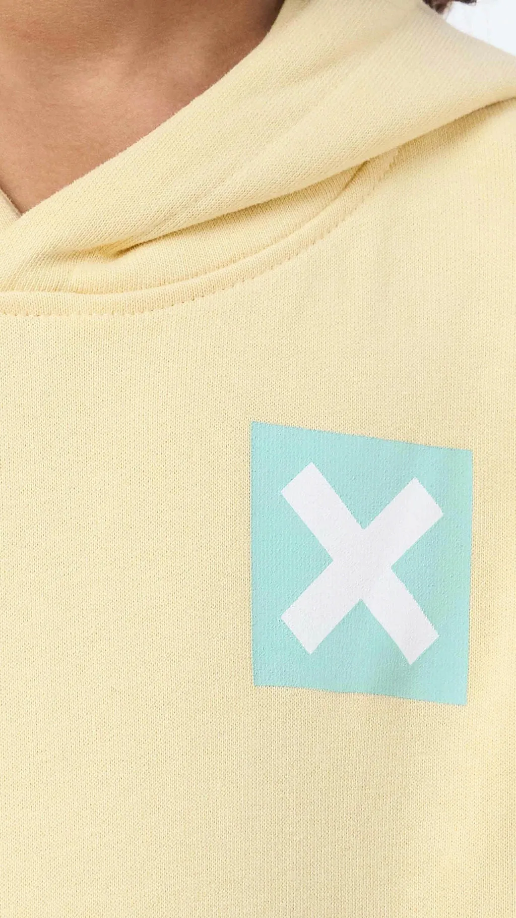 HOODIE KIDS NATURE LIGHT YELLOW