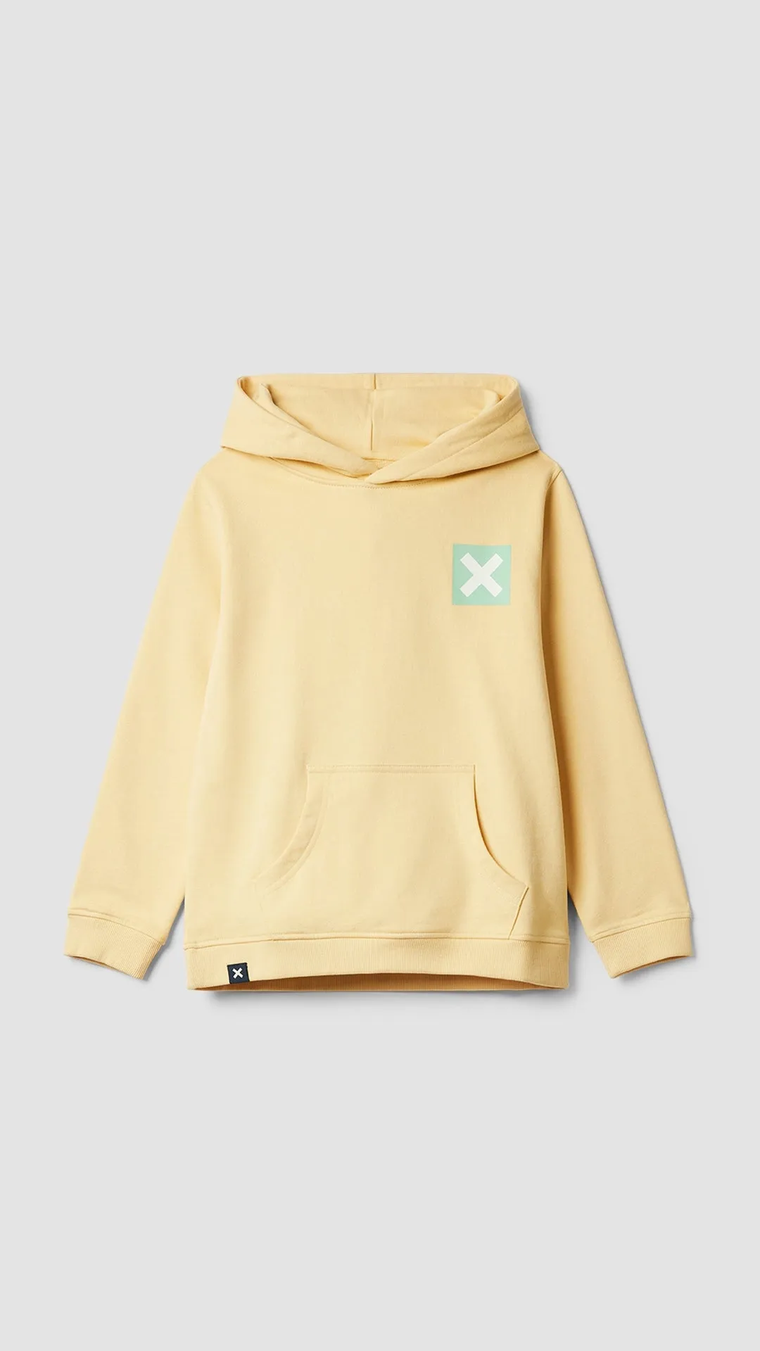 HOODIE KIDS NATURE LIGHT YELLOW