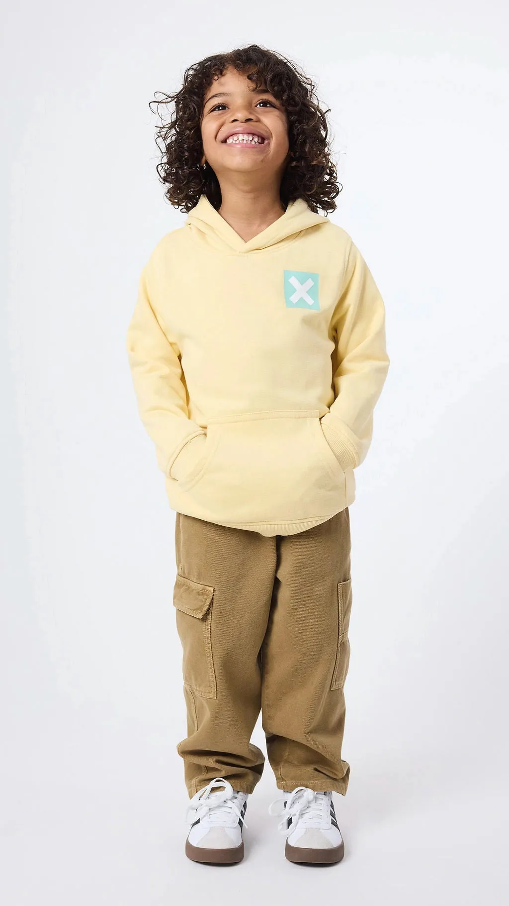 HOODIE KIDS NATURE LIGHT YELLOW